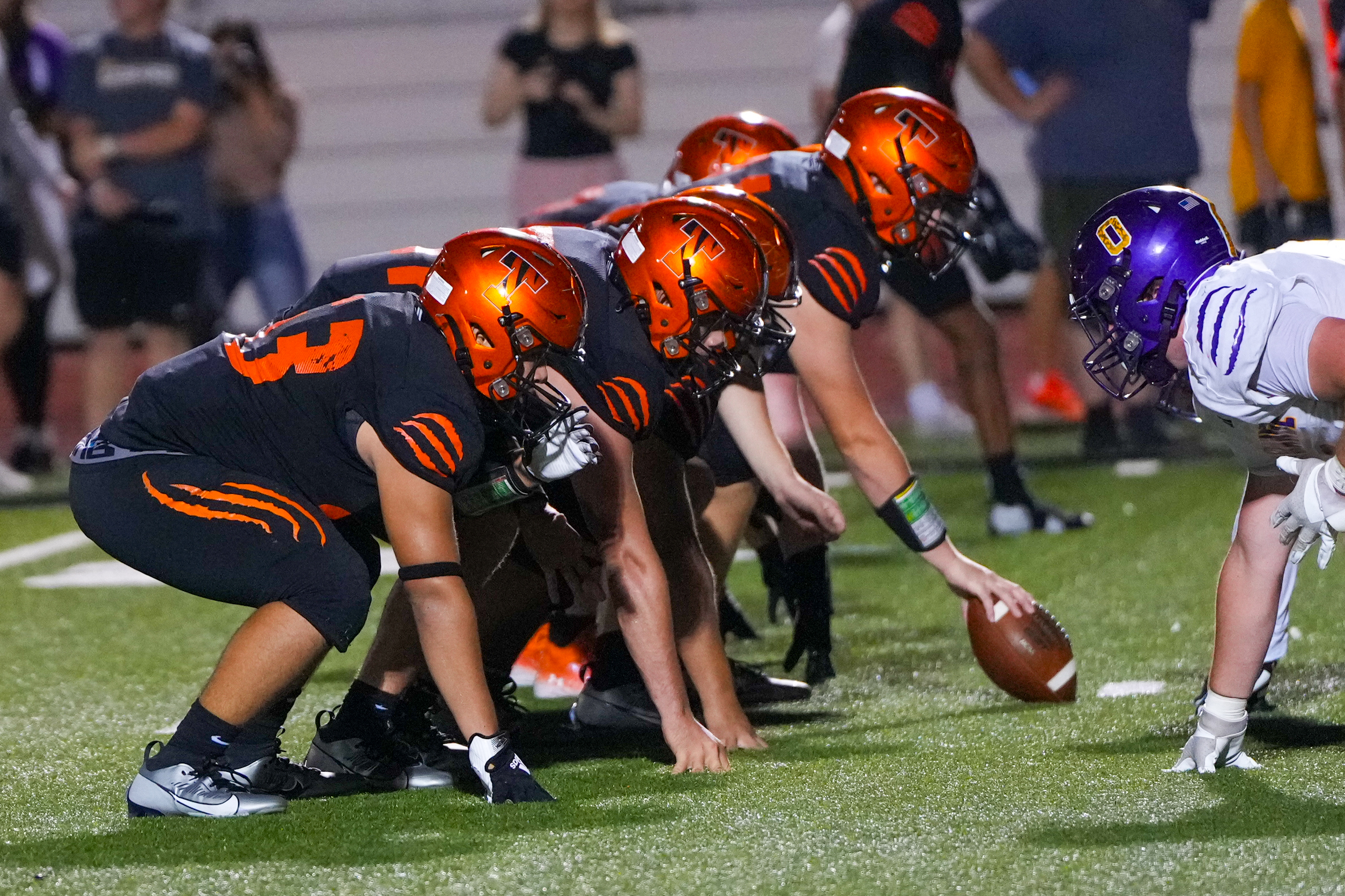 football offensive line