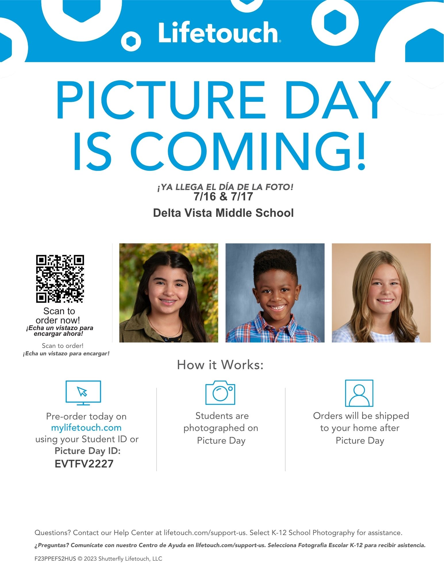 Picture Day is July 16 & 17, 2025