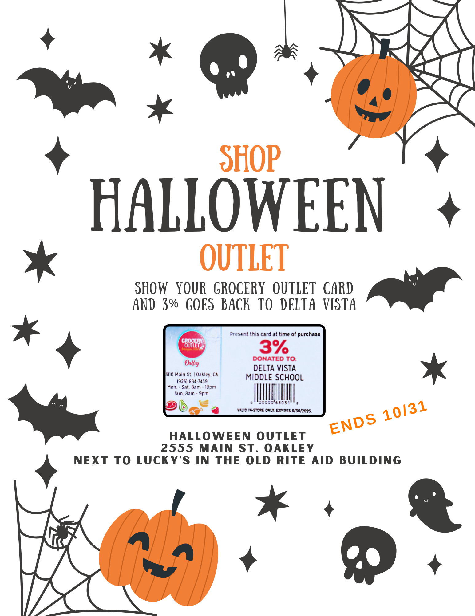 Halloween Outlet Fundraiser