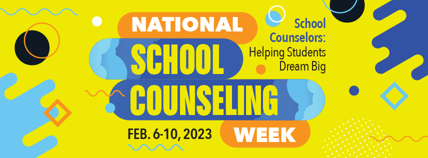 National School Counseling Week 2023 (#NSCW23) is Feb. 6-10, 2023, to focus public attention on the unique contribution of school counselors within U.S. school systems.