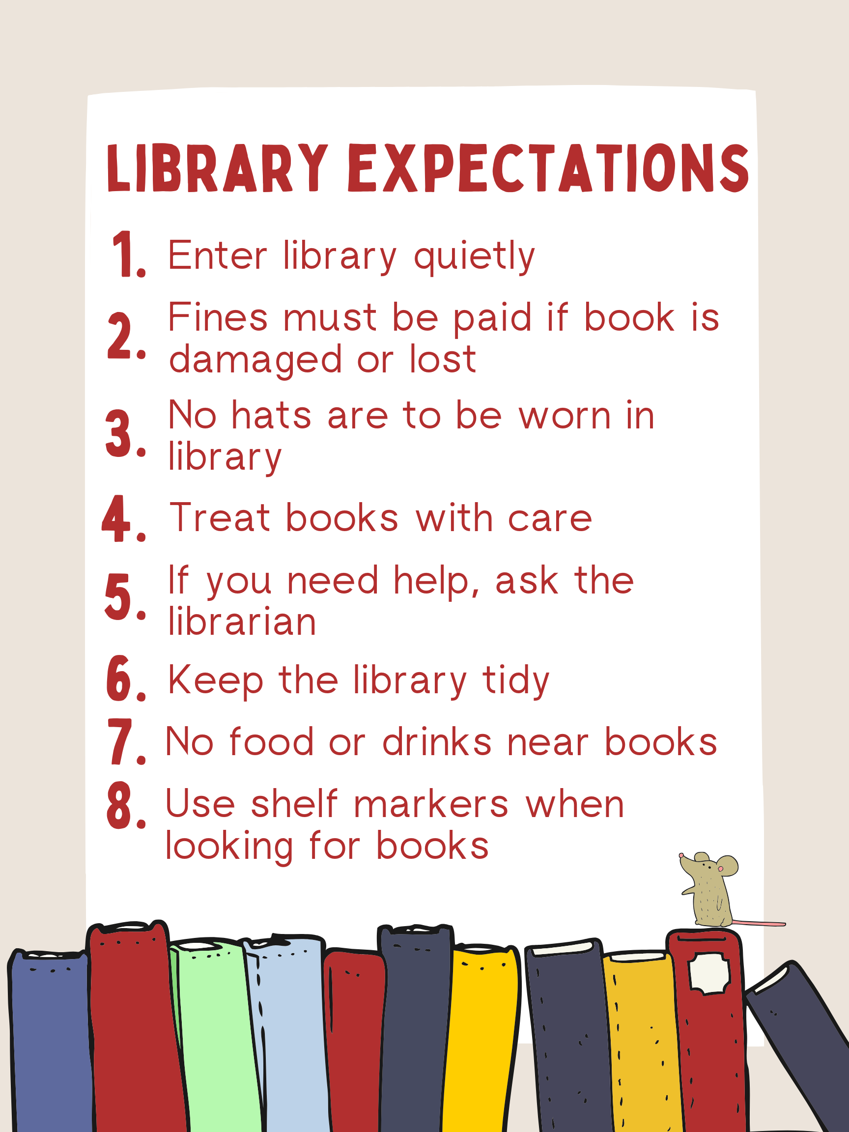 library expectations