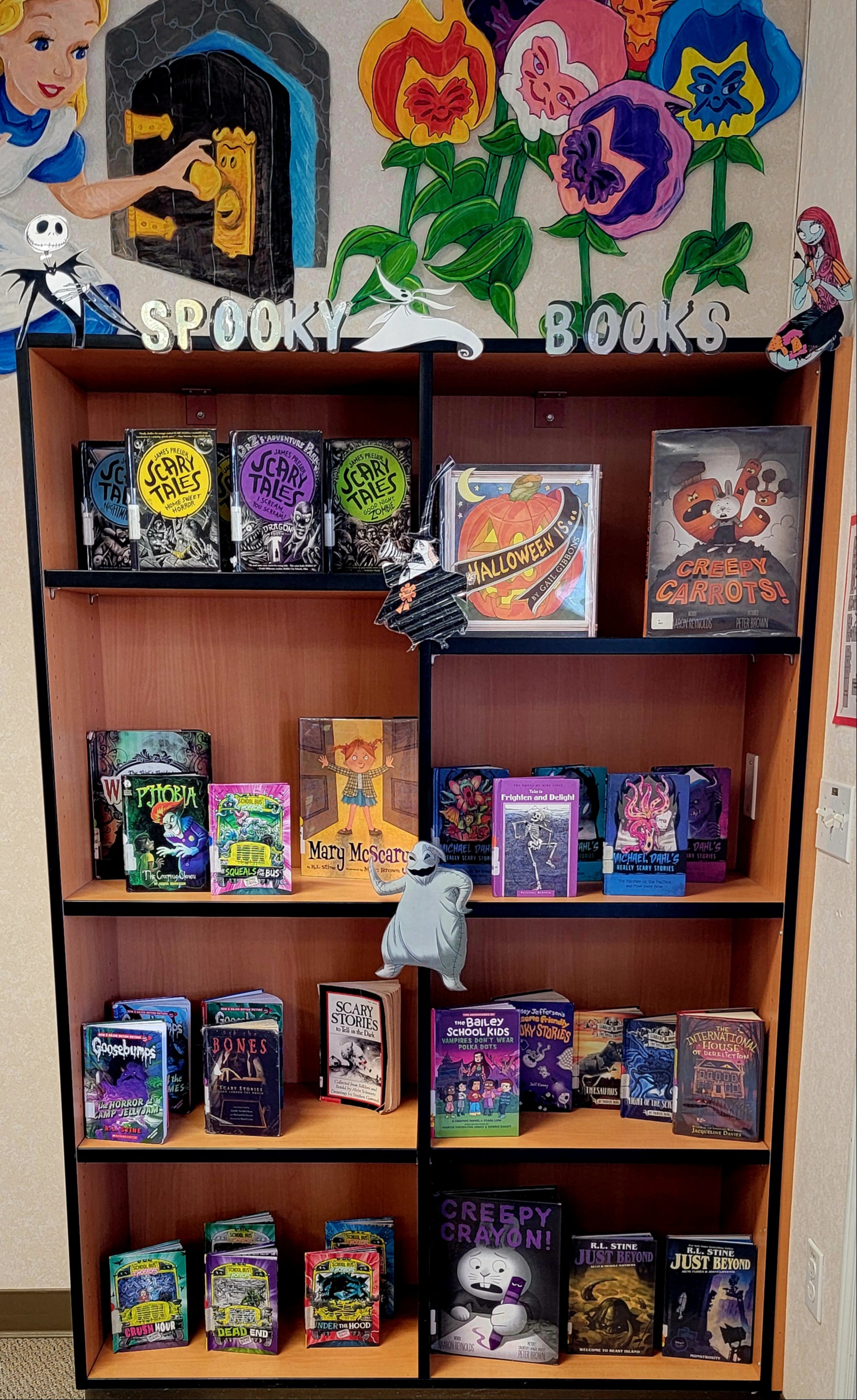 Spooky Book Display