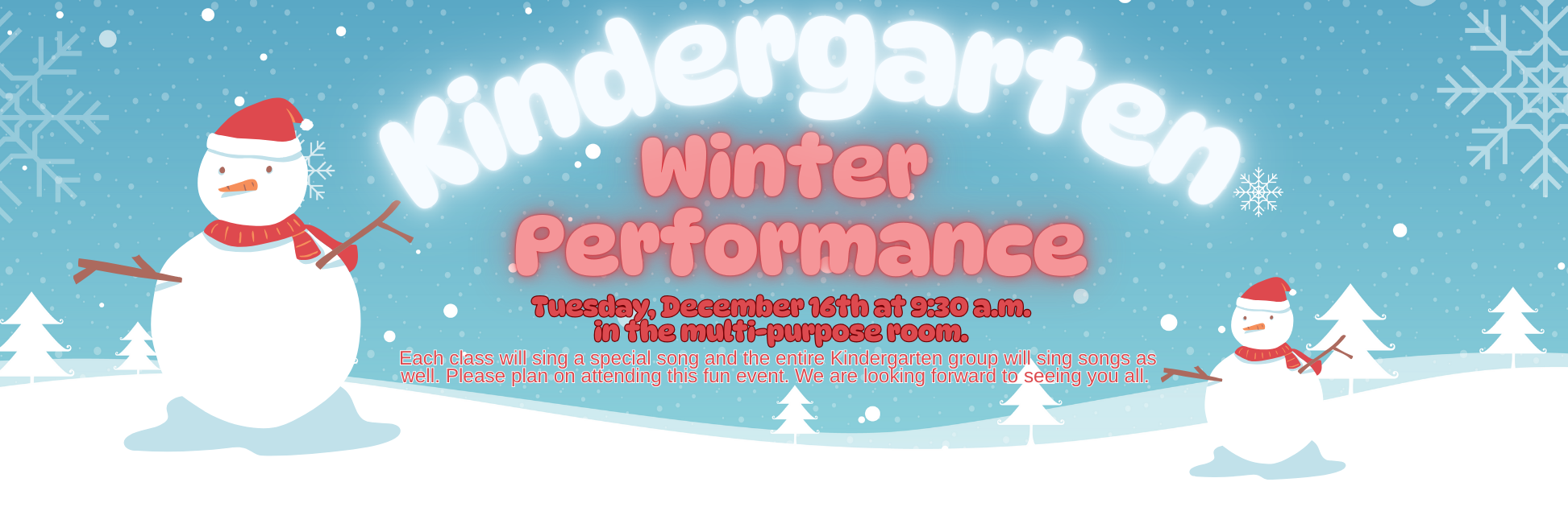 Kinder winter performance