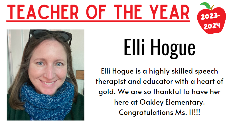 teacher of the year elli hogue