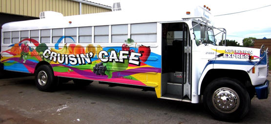 bus Nutrition Express and Cruisin’ Café former activity bus