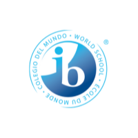 International Baccalaureate logo reads "Colegio del Mundo - World School - Ecole du Monde: IB"