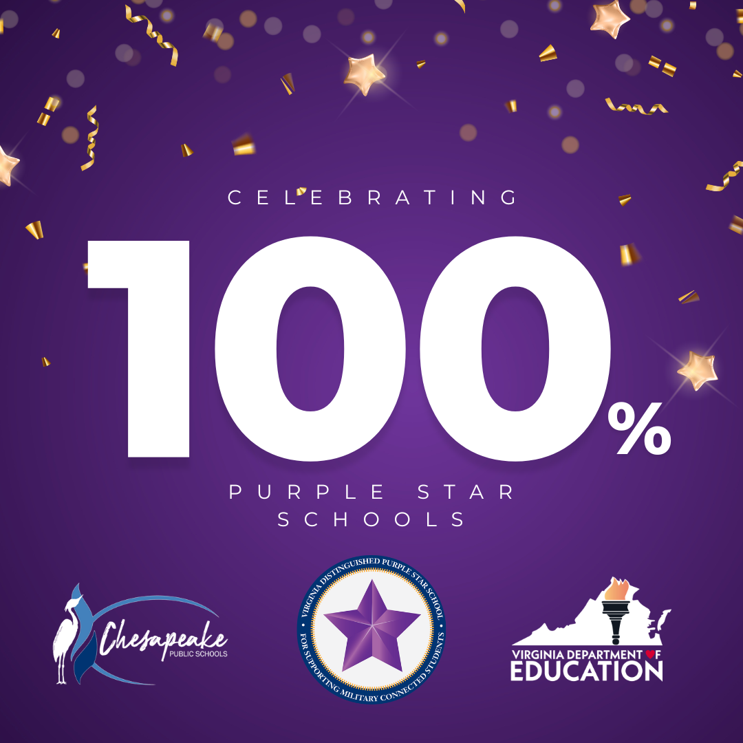 Celebrating 100% Purple Star Schools!