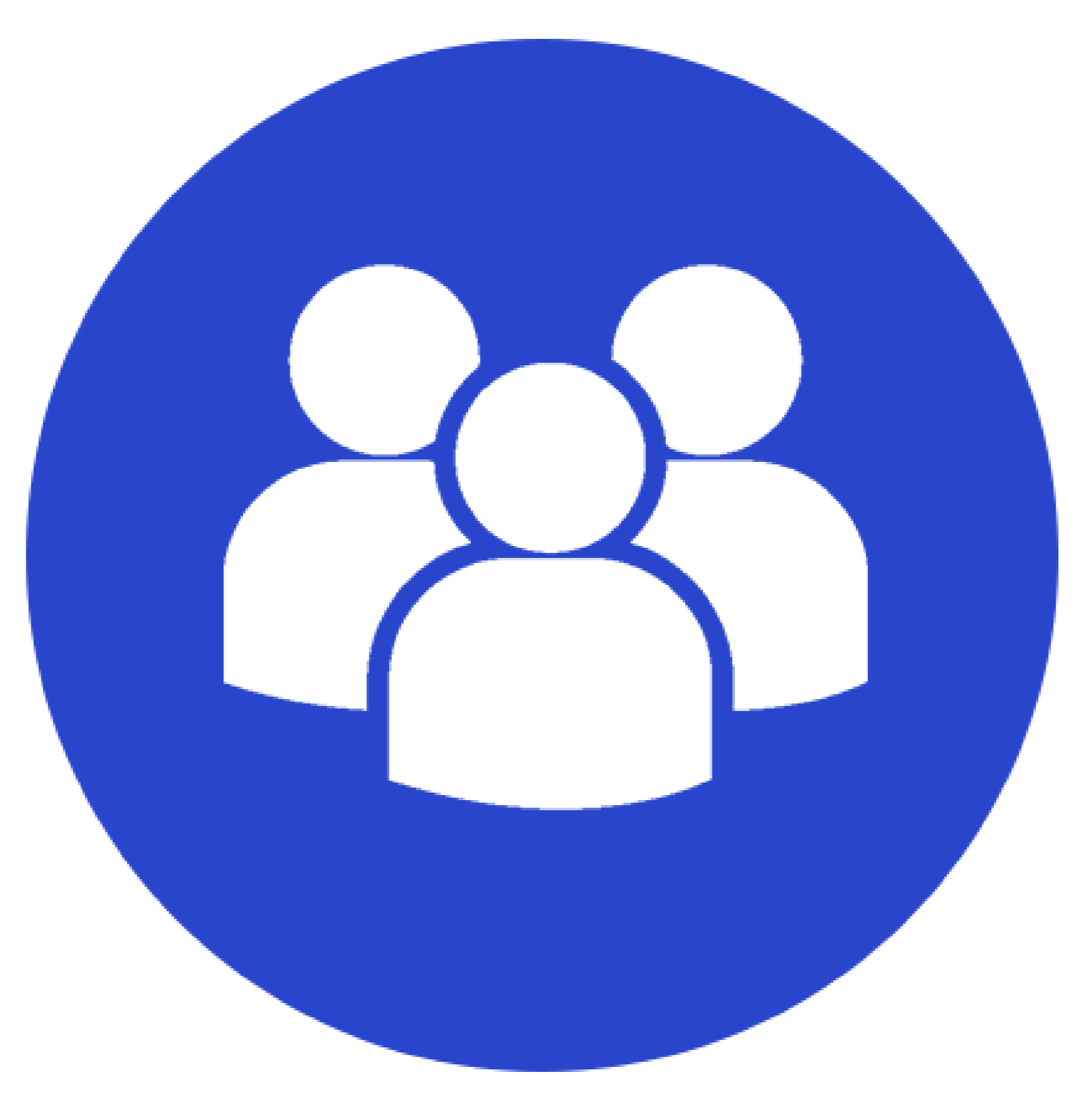 Goal 2: Employees graphic shows three avatars on a blue circle