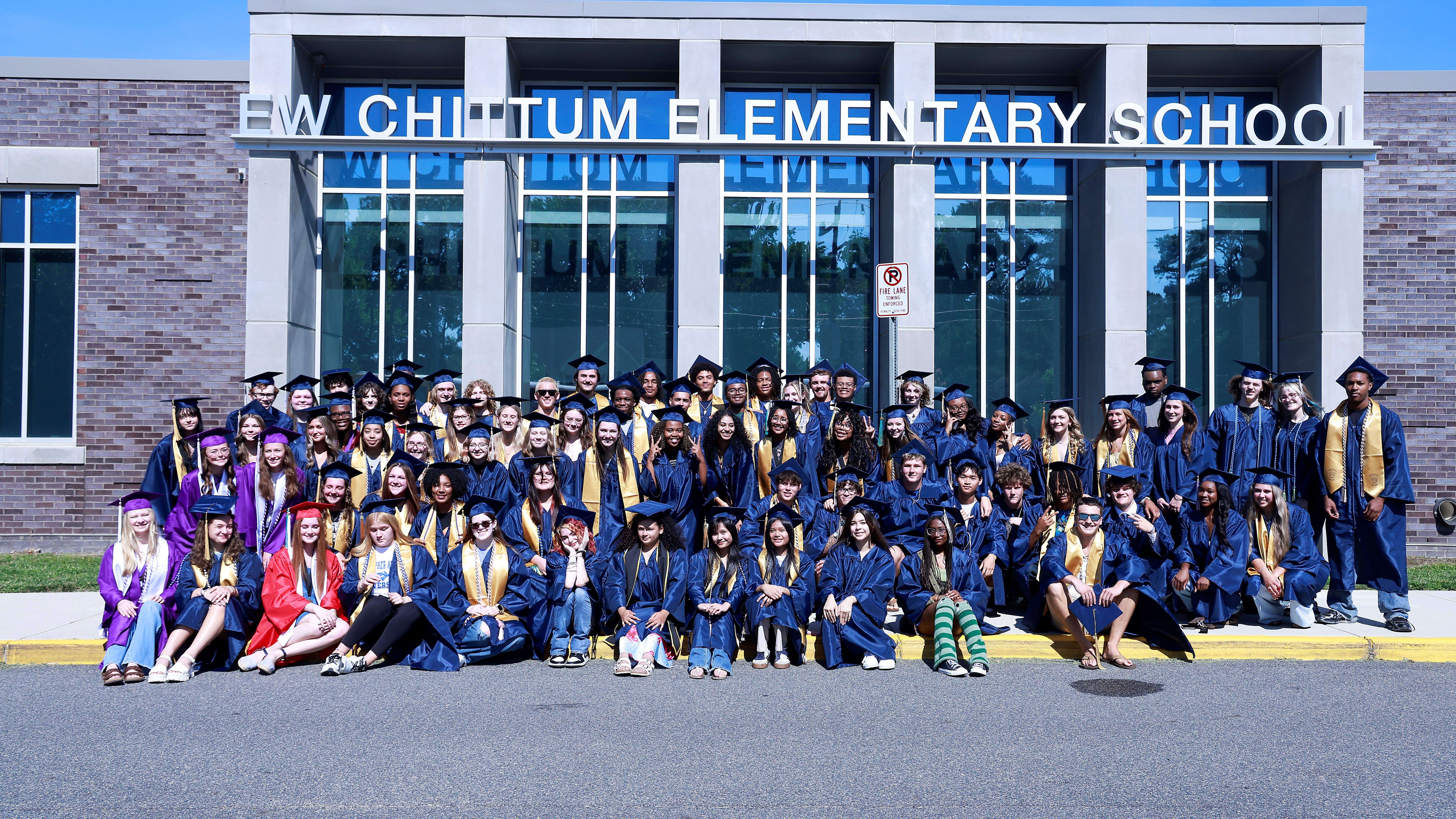 Members of the WBH Class of 2026 visit Chittum Elementary