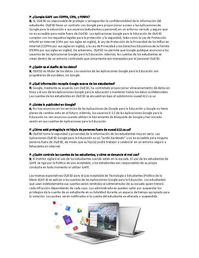 Google for Education (GAFE)