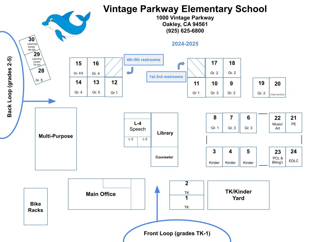 Vintage School Map