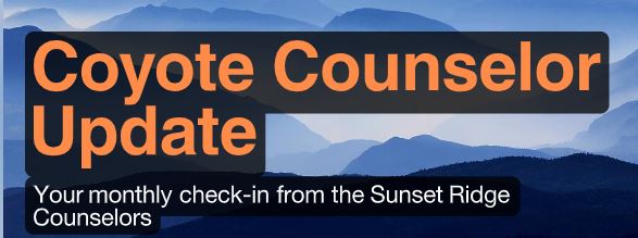 Image of the SRIS counselor newsletter header