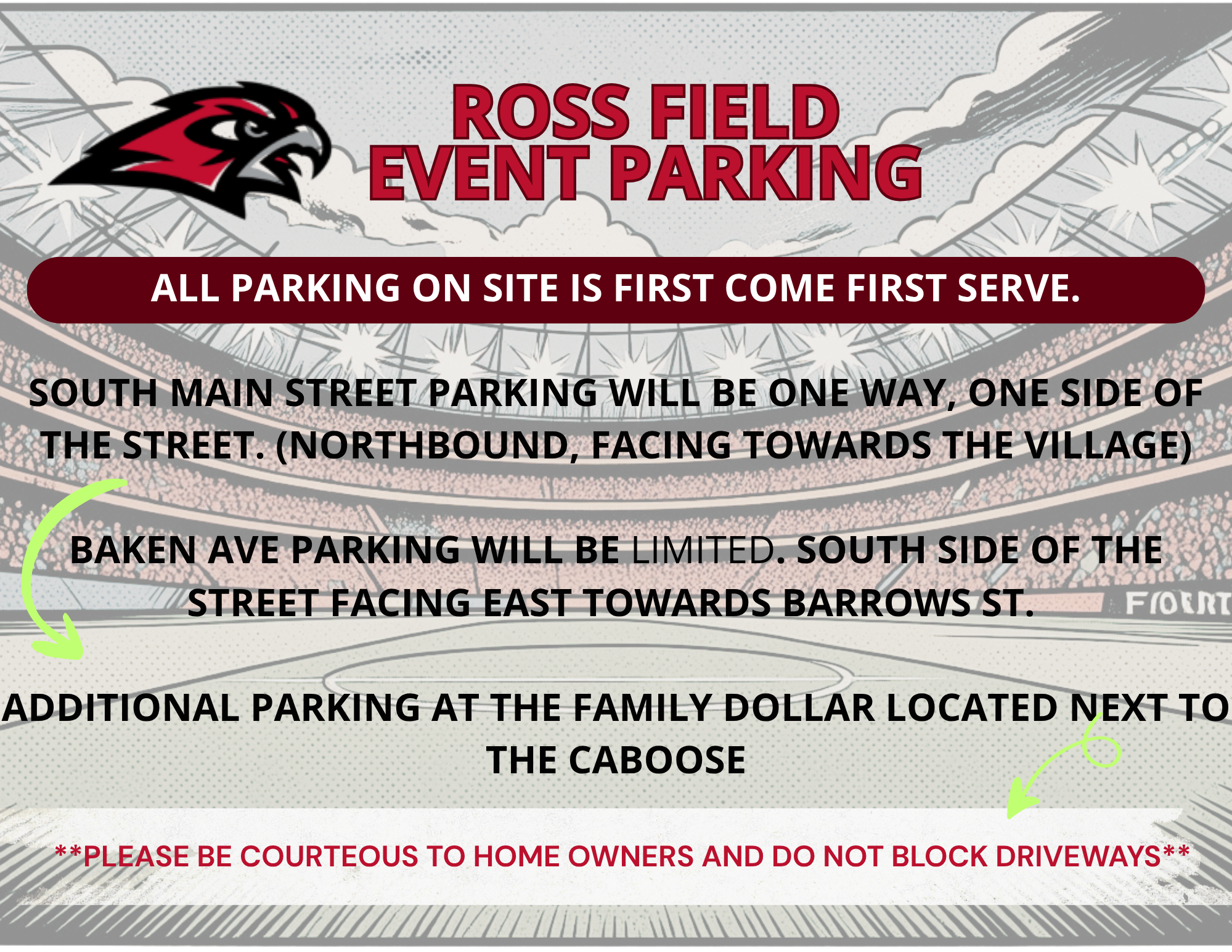 Ross Field Street Parking