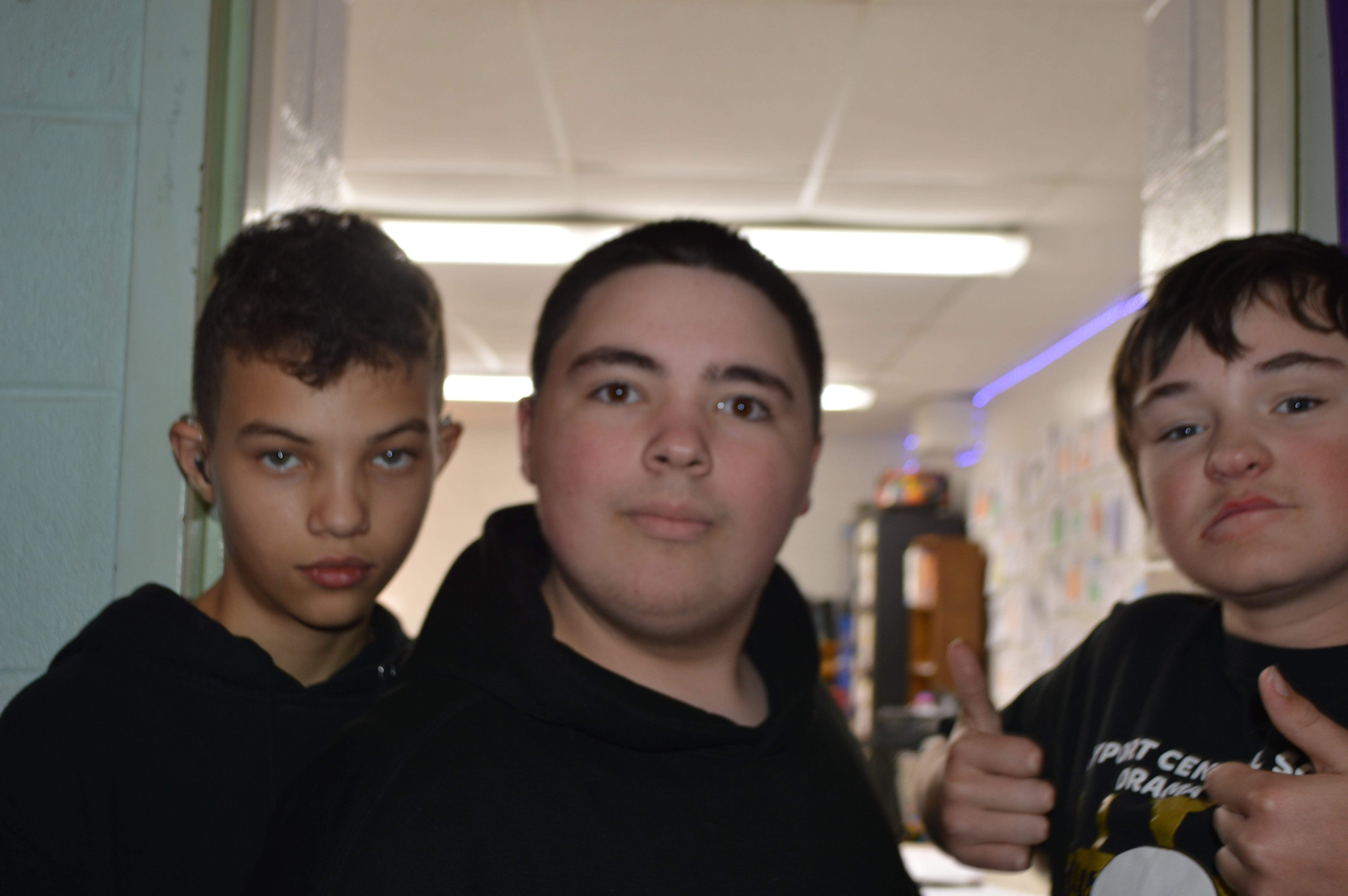 Drama Club Stage Crew at Work