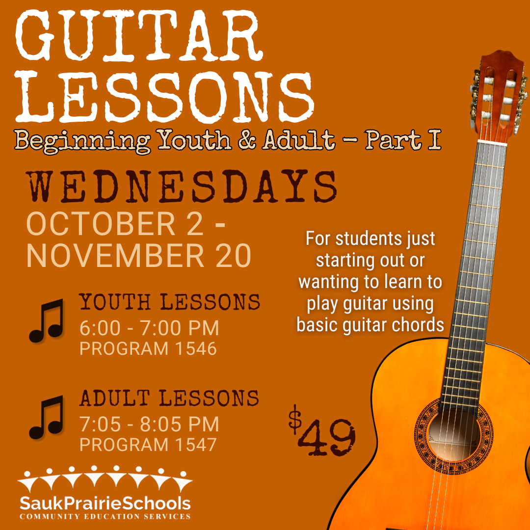 Guitar Lessons for Fall 2024