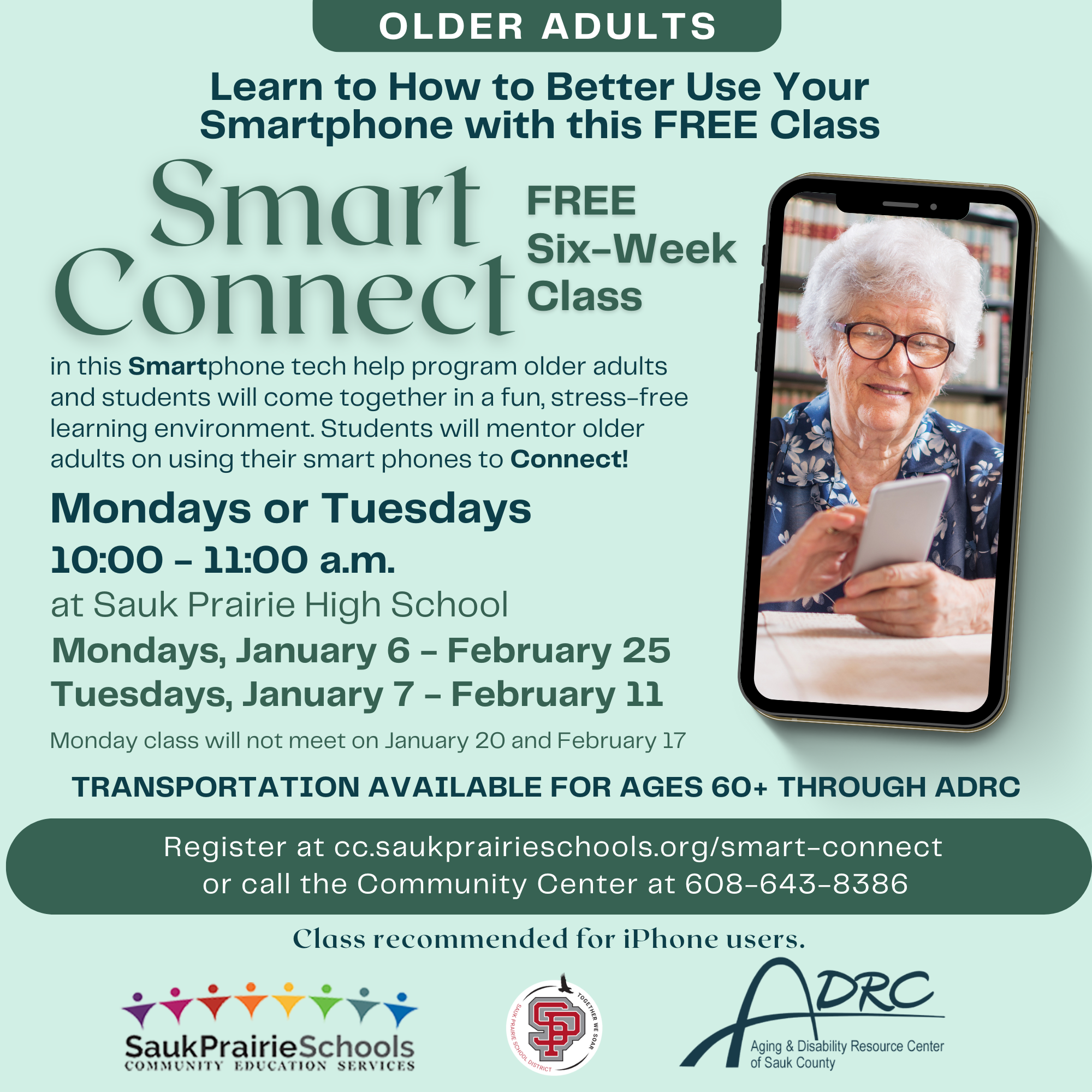 Smart Connect Technology Class for Older Adults