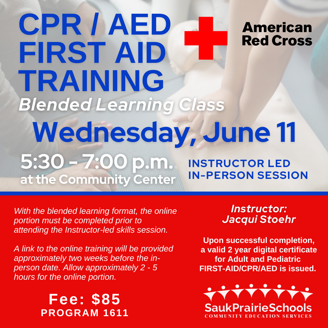 American Red Cross CPR/AED/First Aid Training