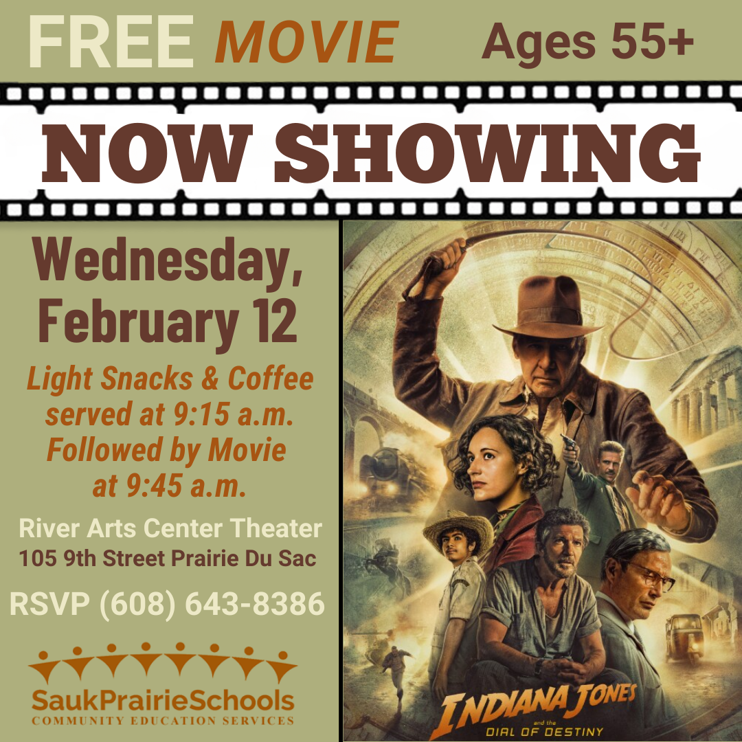 FREE MORNING MOVIE ON 2nd WEDNESDAY OF THE MONTH