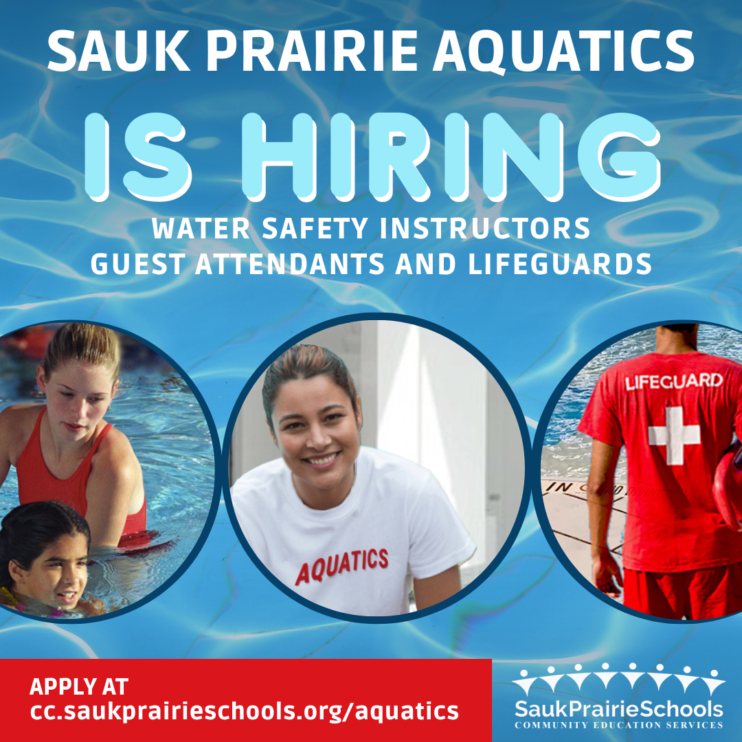 Sauk Prairie Aquatics is hiring