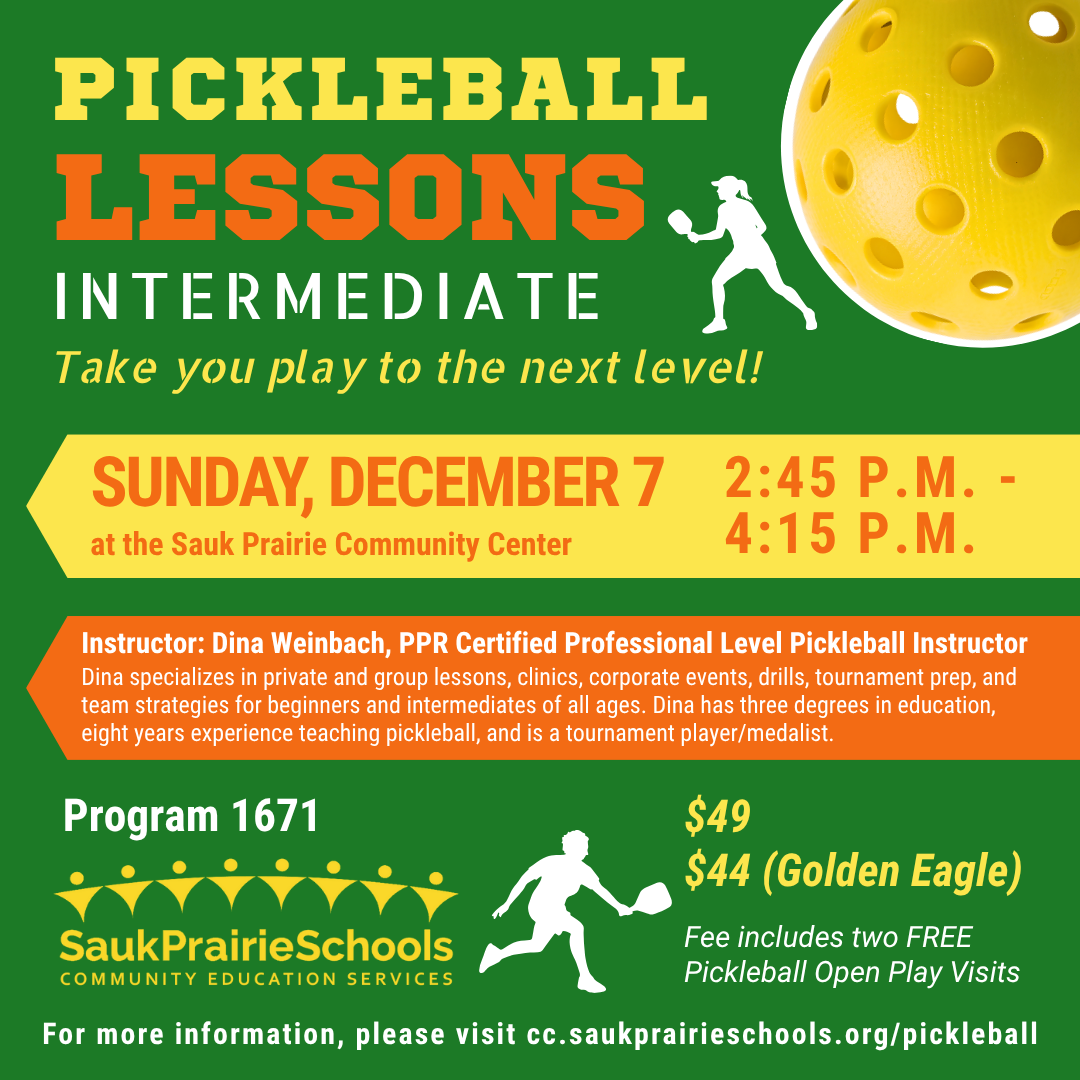 Pickleball Intermediate Lessons