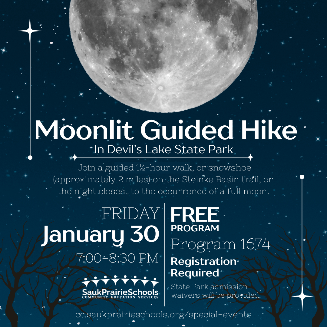 Moonlit Hike at Devil's Lake