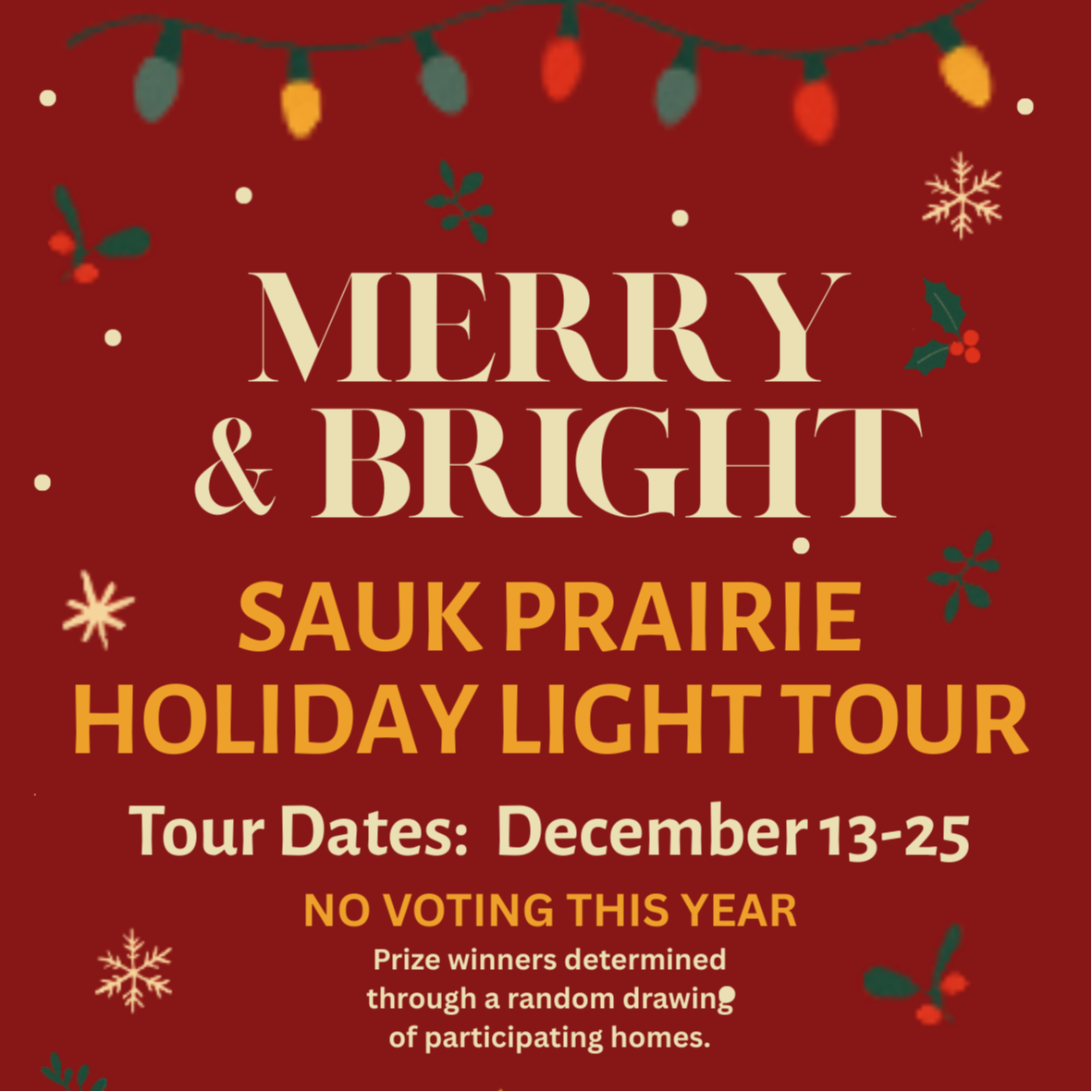 Merry & Bright Holiday Light Tour