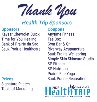 Thank you to our 2026 Health Trip Sponsors
