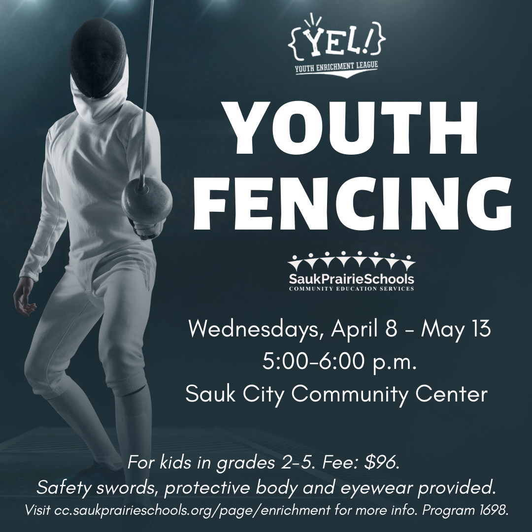 Youth Fencing Class in April-May