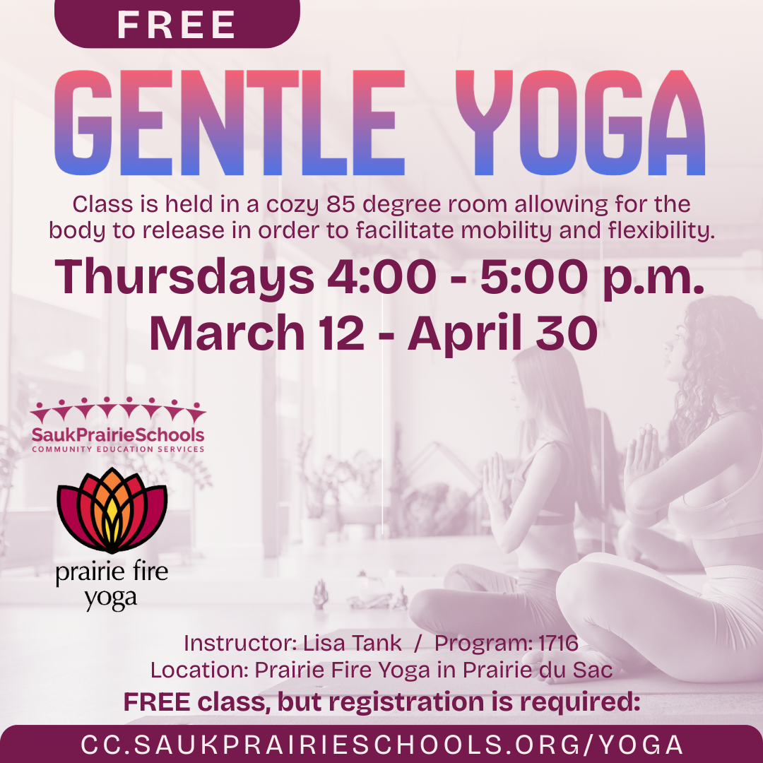 Gentle Yoga March-April