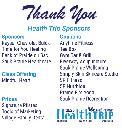 Thank you to our 2026 Health Trip Sponsors