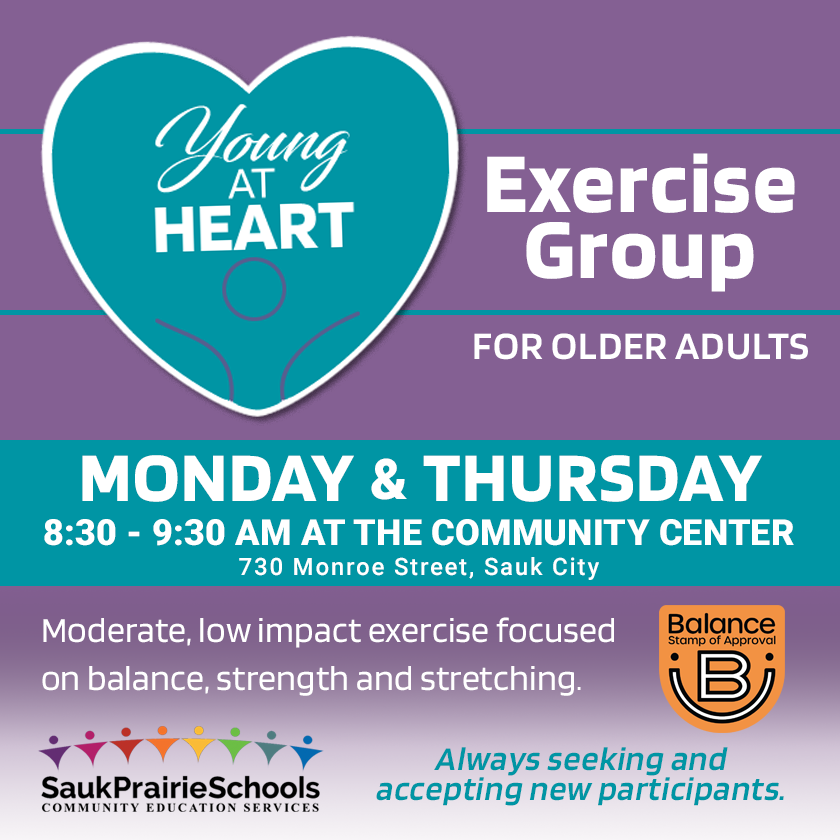 Young at Heart on Mondays and Thursdays