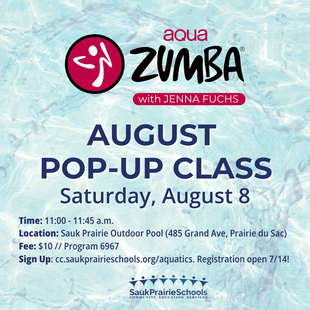 August Aqua Zumba Pop-Up
