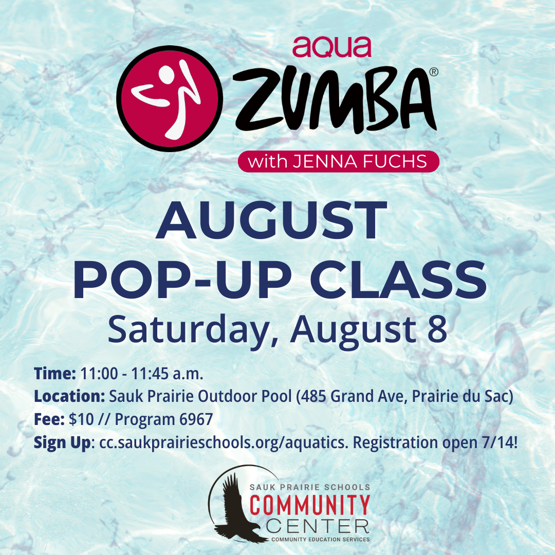 August Aqua Zumba Pop-Up