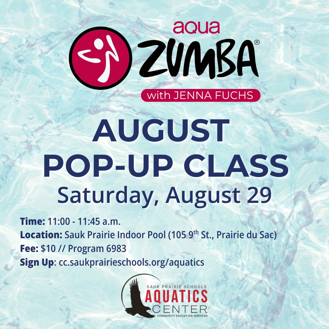 August Aqua Zumba Pop-Up