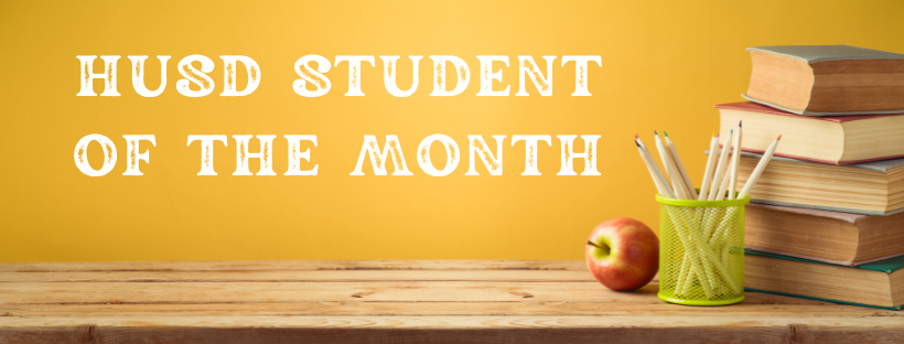 Student of the month banner