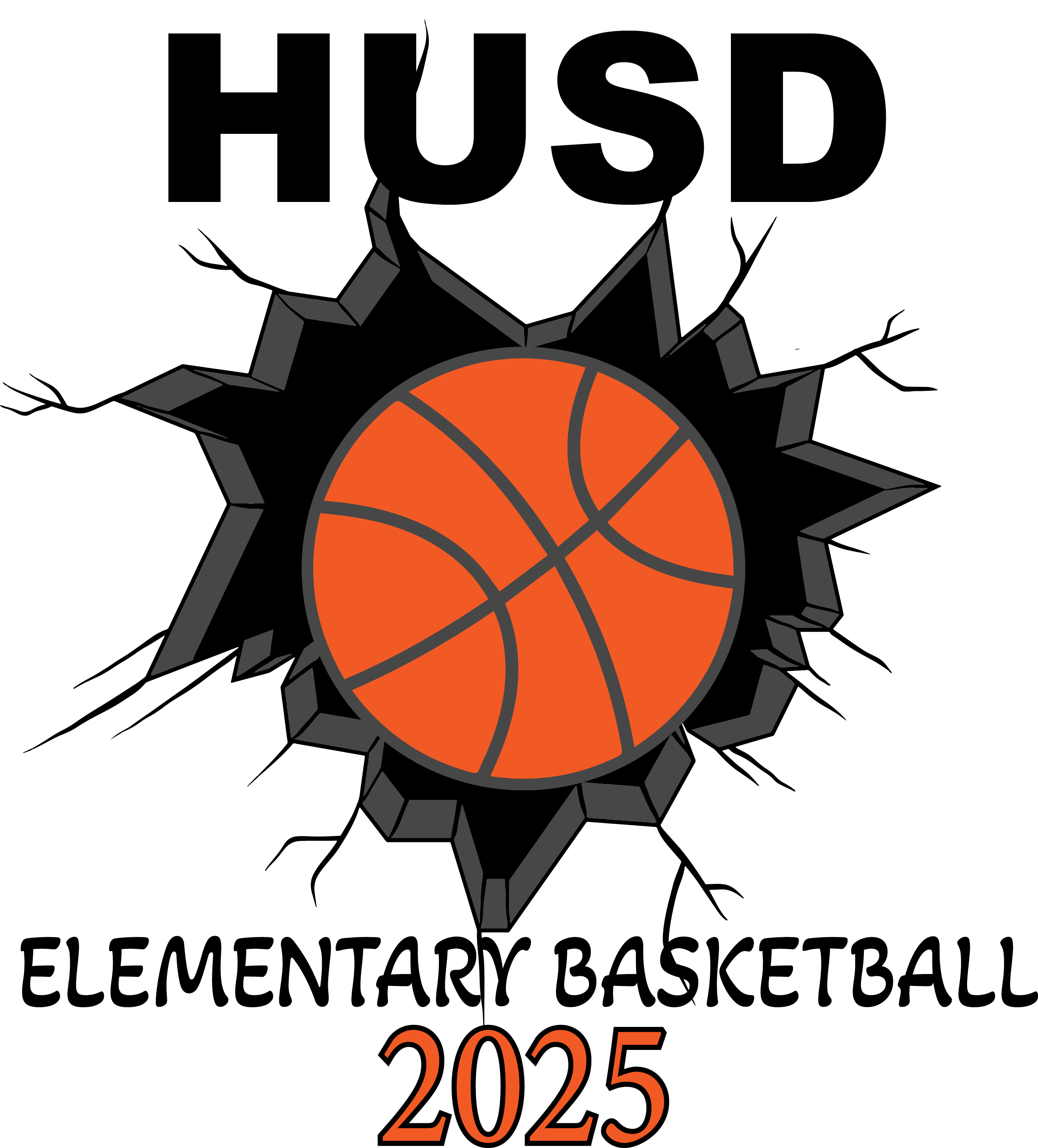Elementary Basketball Logo