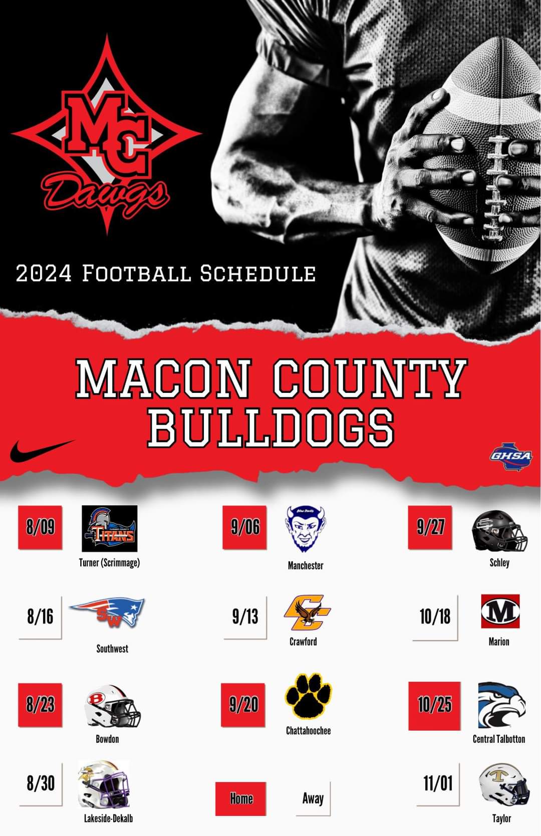 2024 Football Schedule