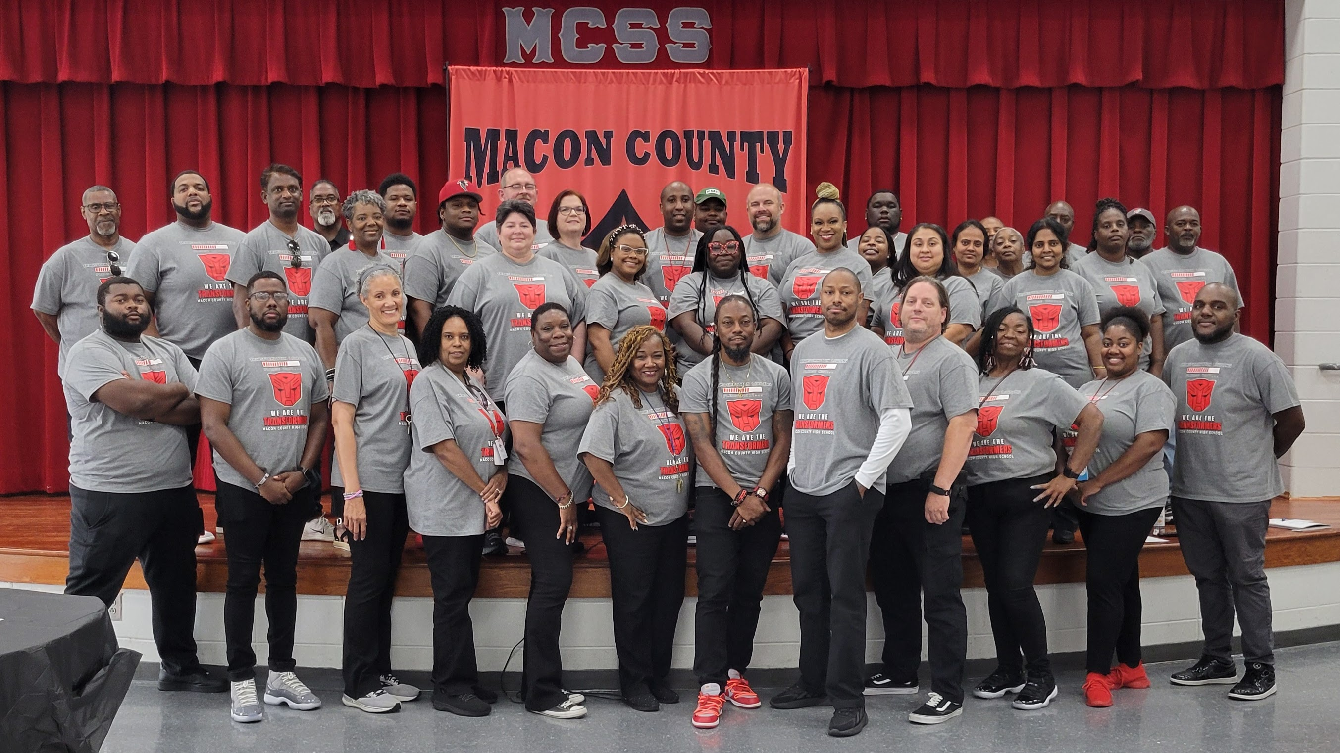 Group photo of the MCHS faculty and administrators