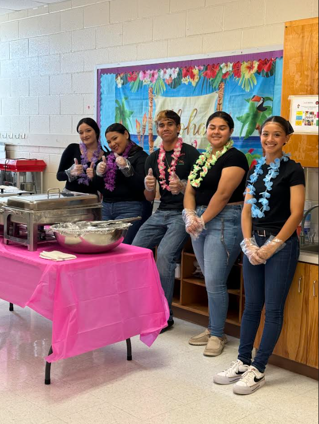 Culinary Student at Teacher's Appreciation Lunch