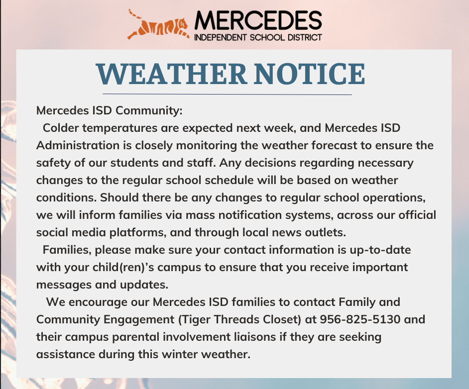 Weather Notice 