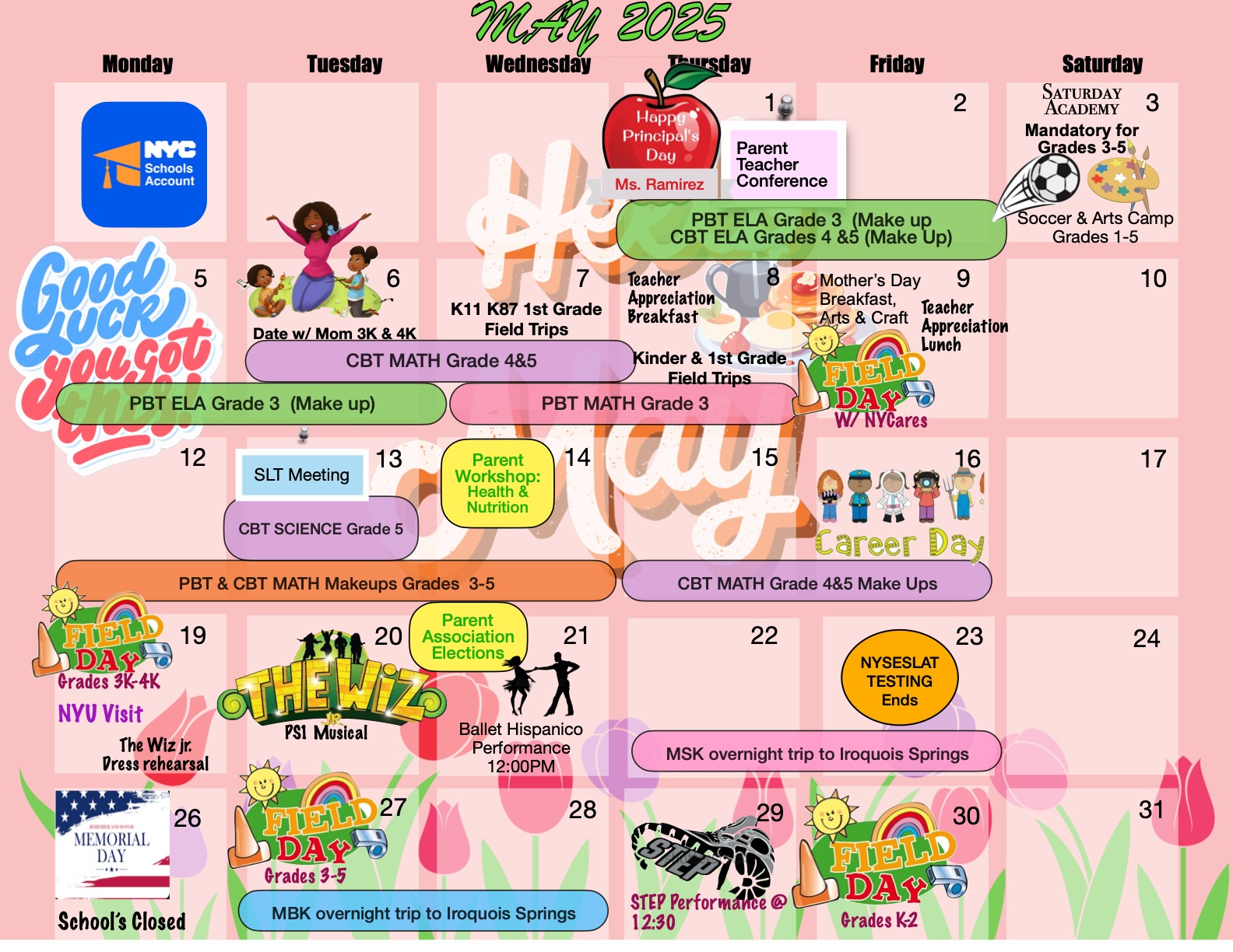 May Calendar