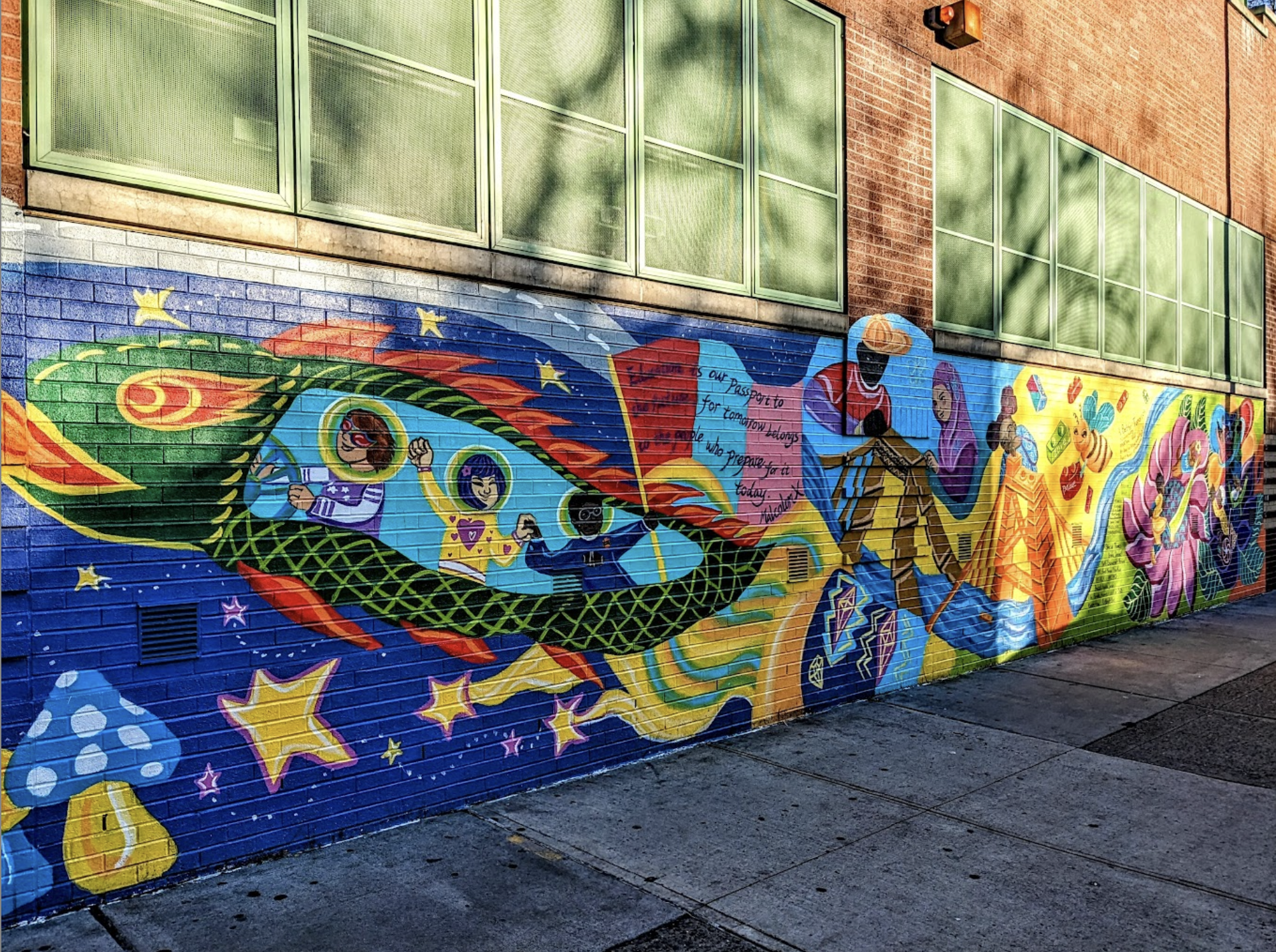 Mural on school