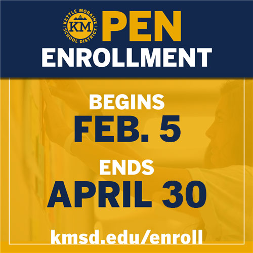 open enrollment begins feb 5 ends april 28 kmsd.edu/enroll