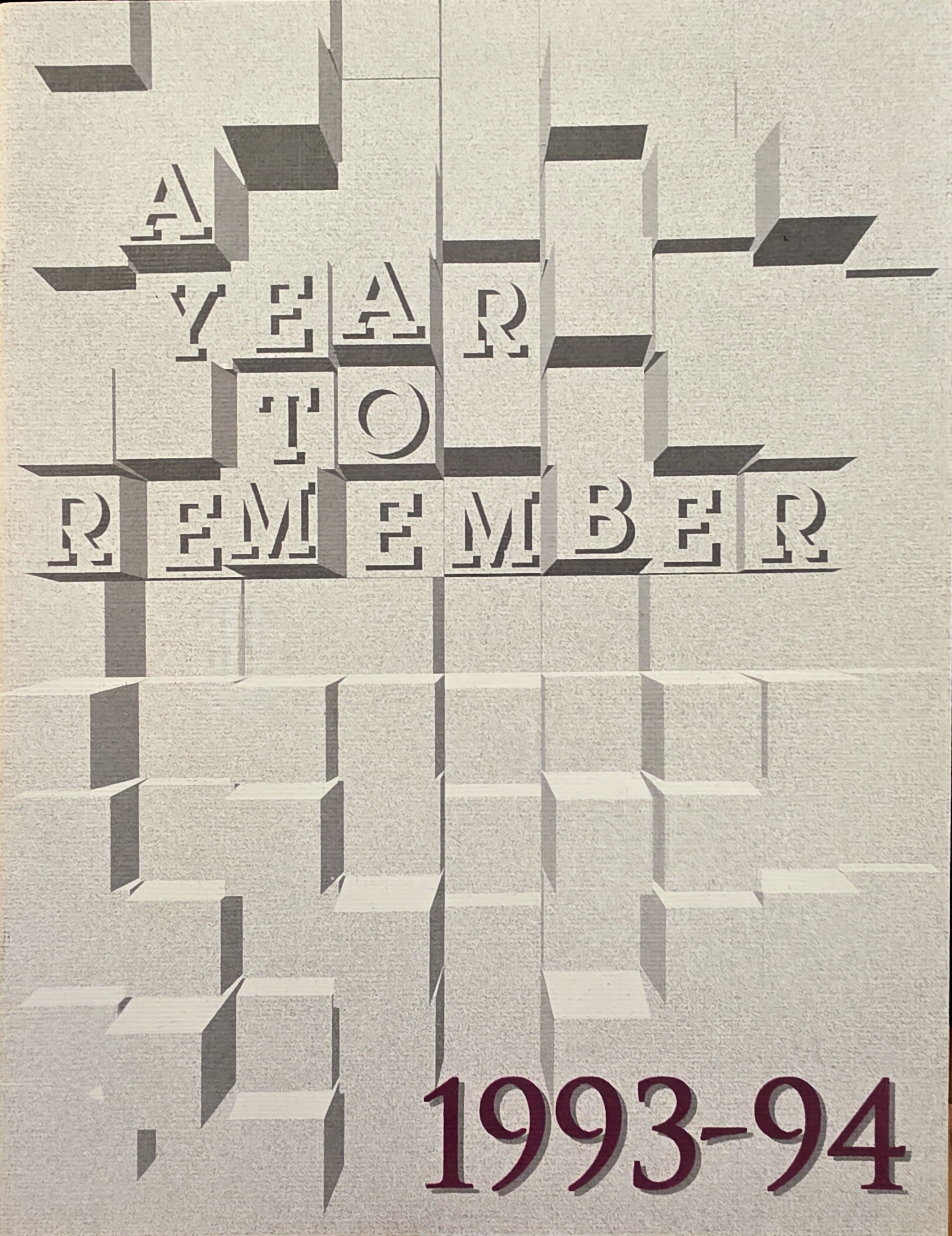 1993-1994 Yearbook