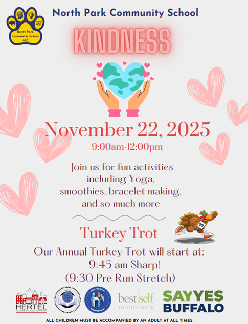 November 22 saturday academy and turkey trot