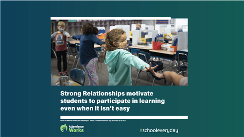 strong relationships motivate students to participate in learning even when it isn't easy