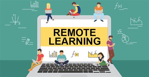 remote learning clip art