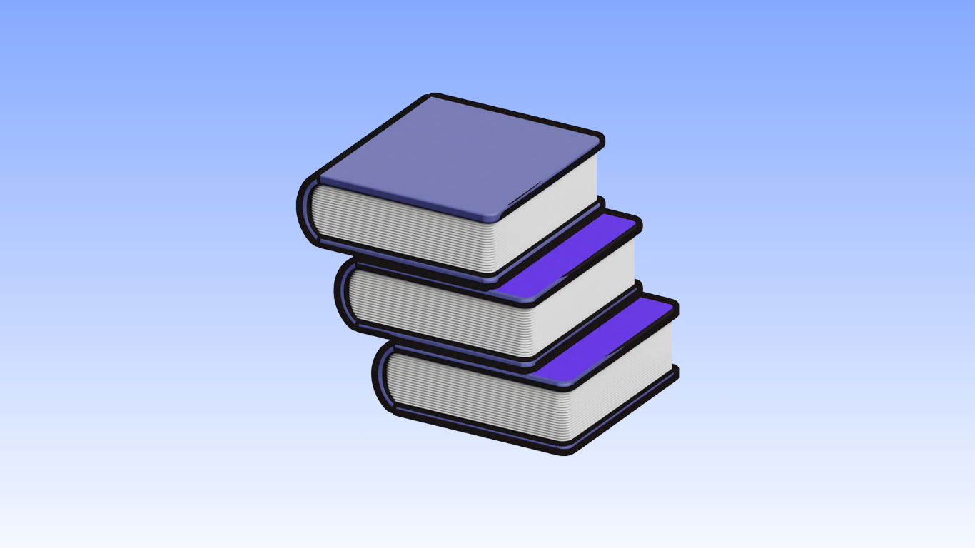 graphic of a stack of books