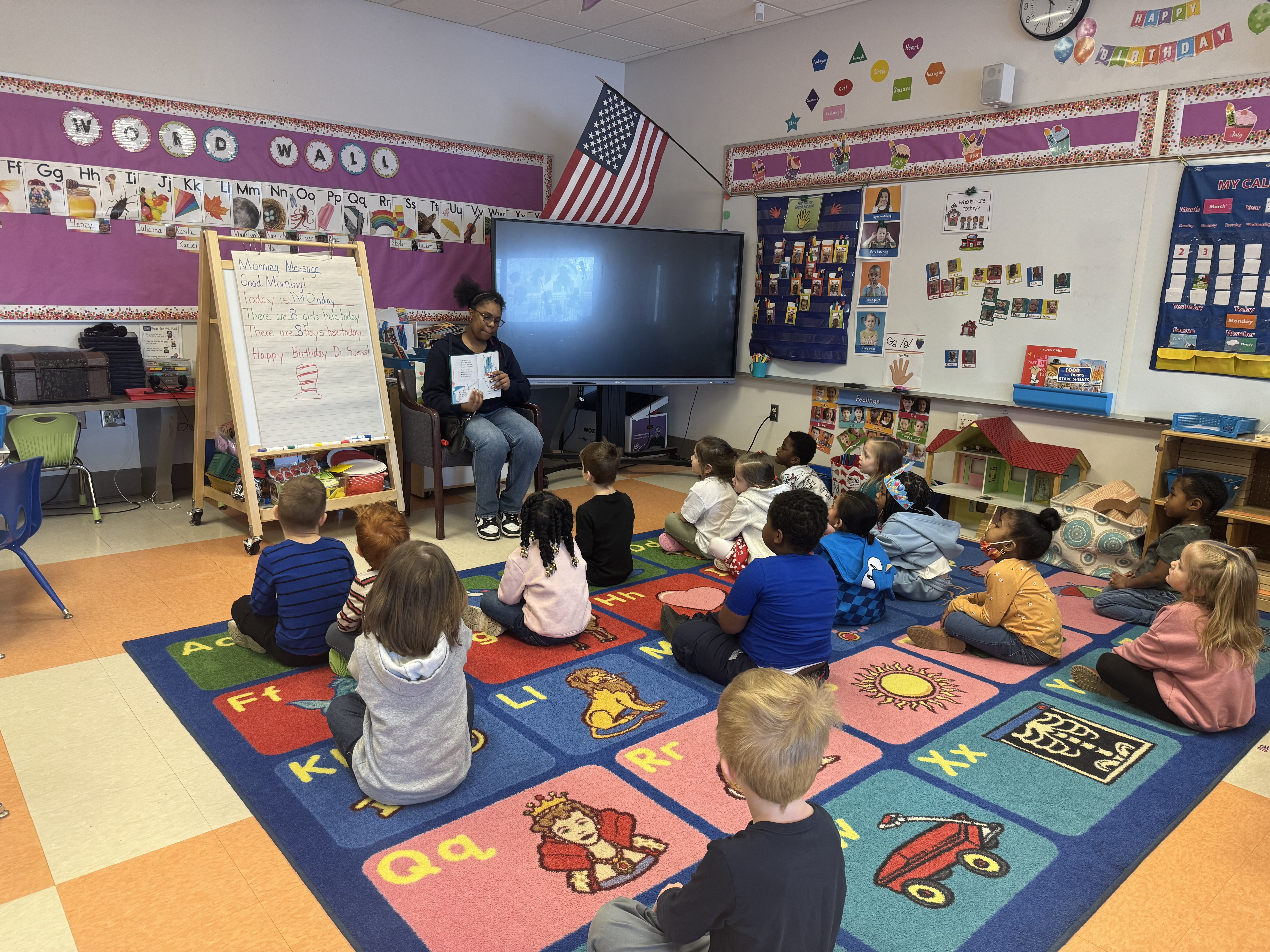 Students in classroom