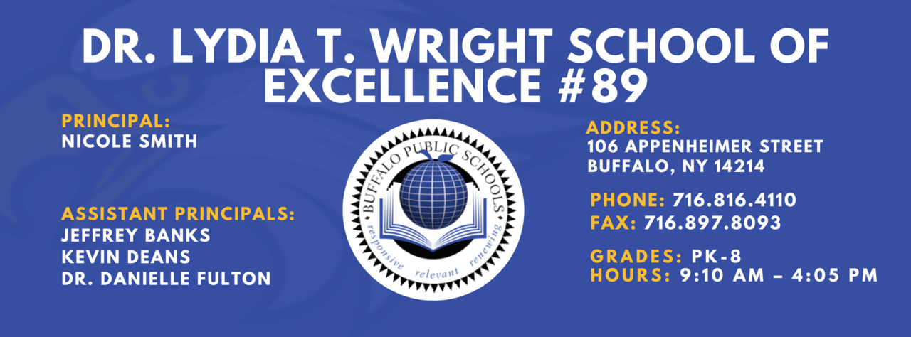 Home | PS 089 Dr. Lydia T. Wright School of Excellence